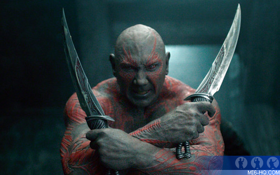 Dave Bautista as Drax Guardians of the Galaxy