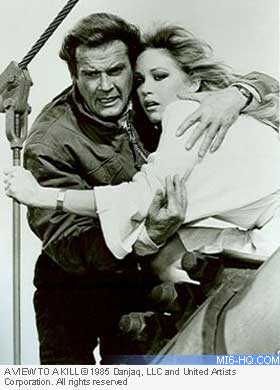 Roger Moore in A View To A Kill