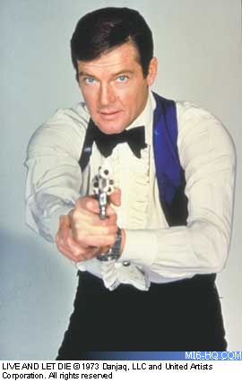 Roger Moore in Live And Let Die