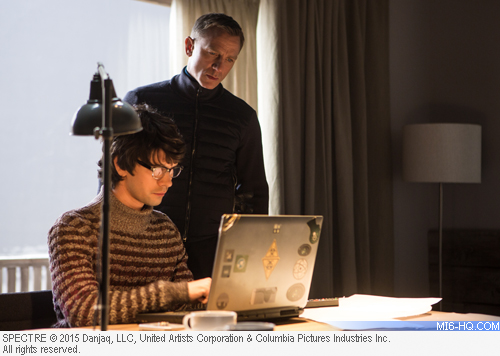 Daniel Craig as James Bond and Ben Whishaw as Q in SPECTRE