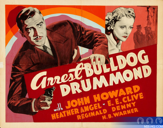 poster art for Bulldog Drummond film