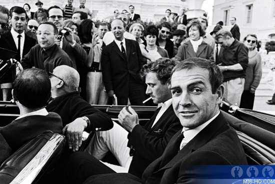 Sean Connery in 1965 at Cannes film festival