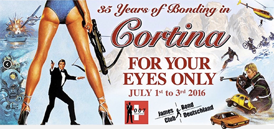 James Bond visits Cortina, Italy in For Your Eyes Only