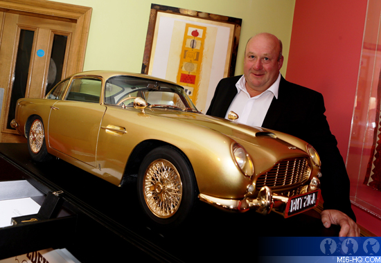 James Bond Aston Martin DB5 Goldfinger Christies auction winner.