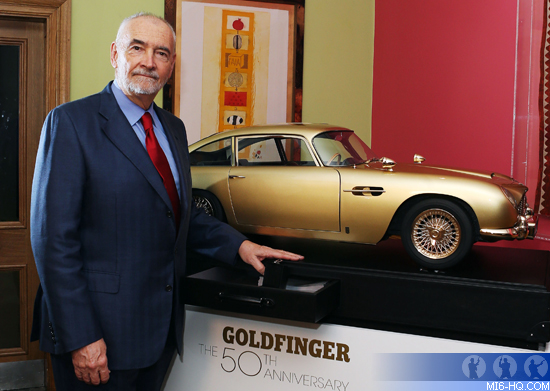 James Bond Aston Martin DB5 Goldfinger Christies auction winner.