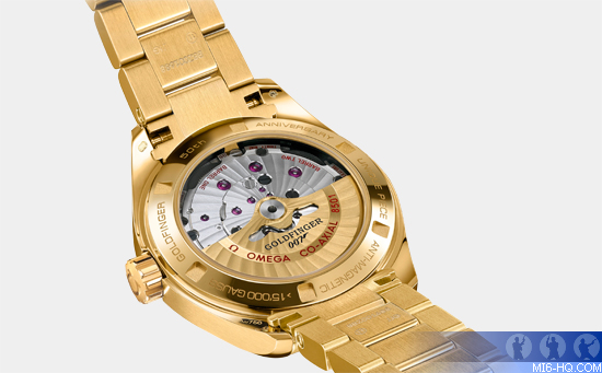 Seamaster gold plated watch.