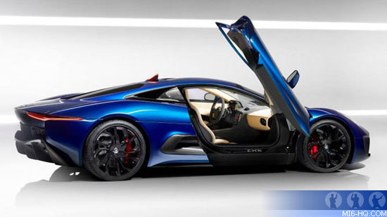 The Jaguar C-X75 concept car could be seen in SPECTRE